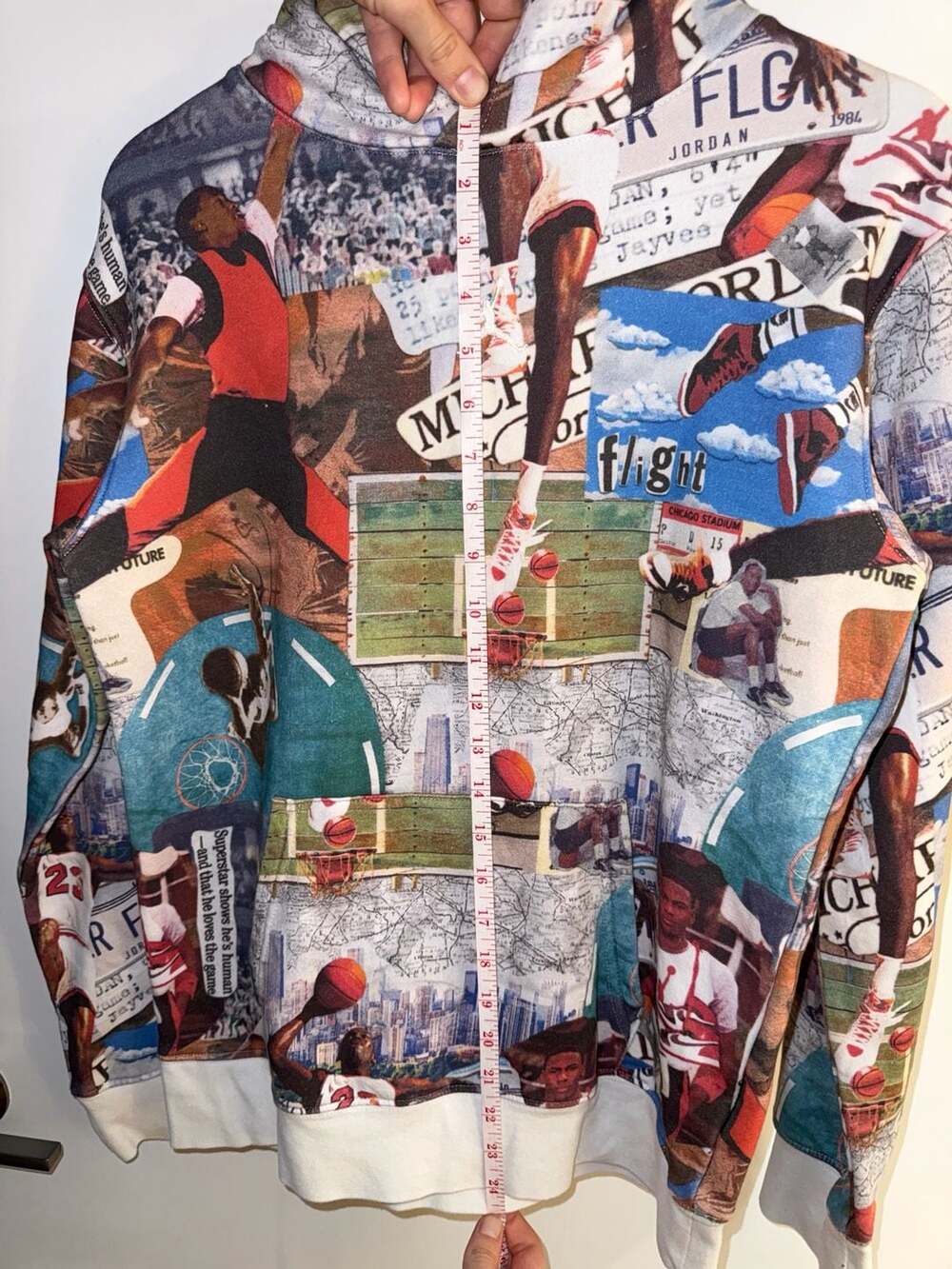 Jordan Michael Jordan Collage Graphic Hoodie Size XL - Picture 7 of 7